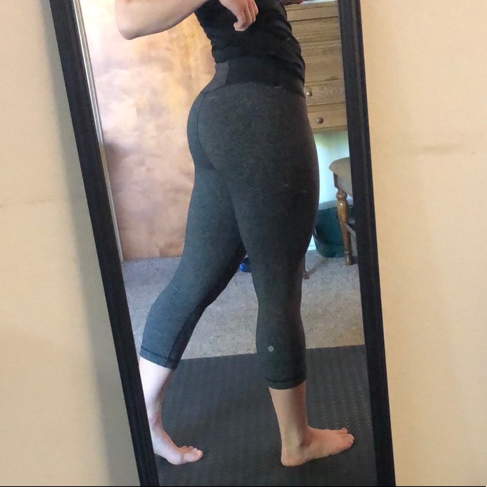RARE lululemon wunder under herringbone size 8